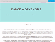 Tablet Screenshot of danceworkshop2.com